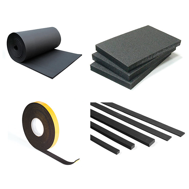 Lastre, Rotoli, Profili in gomma espansa