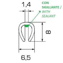 Profilo Copribordi cod. 02.0001710229.941
