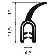Profilo Copribordi con Aletta cod. 02.0001710301.941