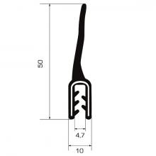 Profilo Copribordi con Aletta cod. 02.0001710305.941